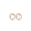 Ciunofor-CZ-Encrusted-Coil-Link-Earrings-Rose-Gold-01