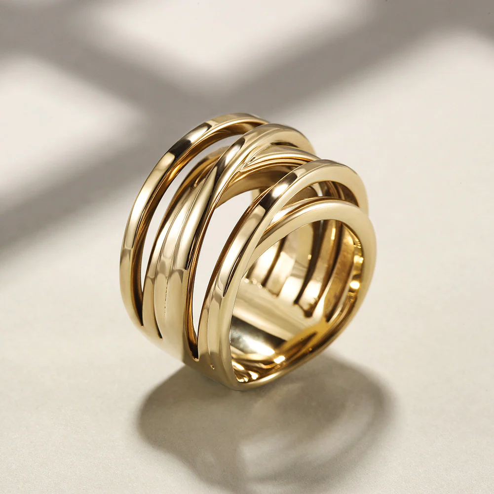 Ciunofor-Cross-Ring-Intertwined-Statement-Ring-Yellow-Gold-02