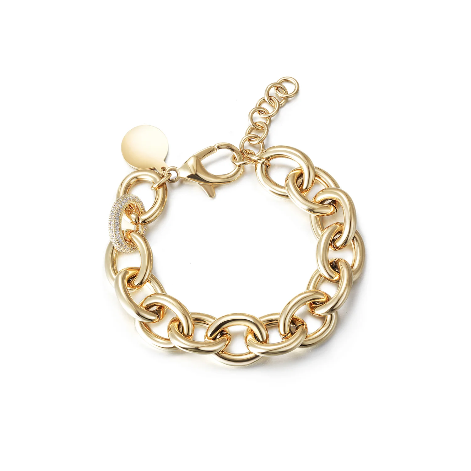 Ciunofor-Vintage-Link-Bracelet-Yellow-Gold-01
