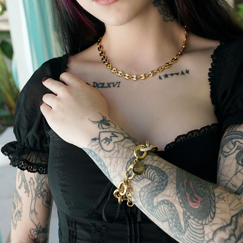 Ciunofor-Vintage-Link-Bracelet-Yellow-Gold-08