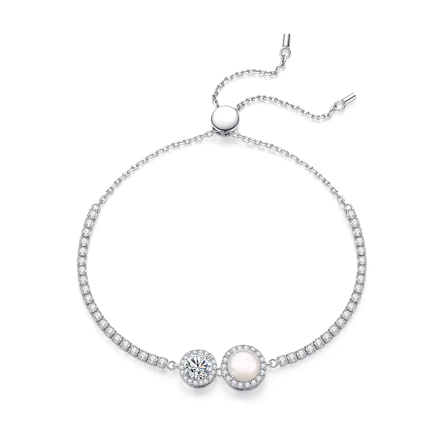 FANCIME-Pearly-White-Halo-Setting-Sterling-Silver-Bracelet-01