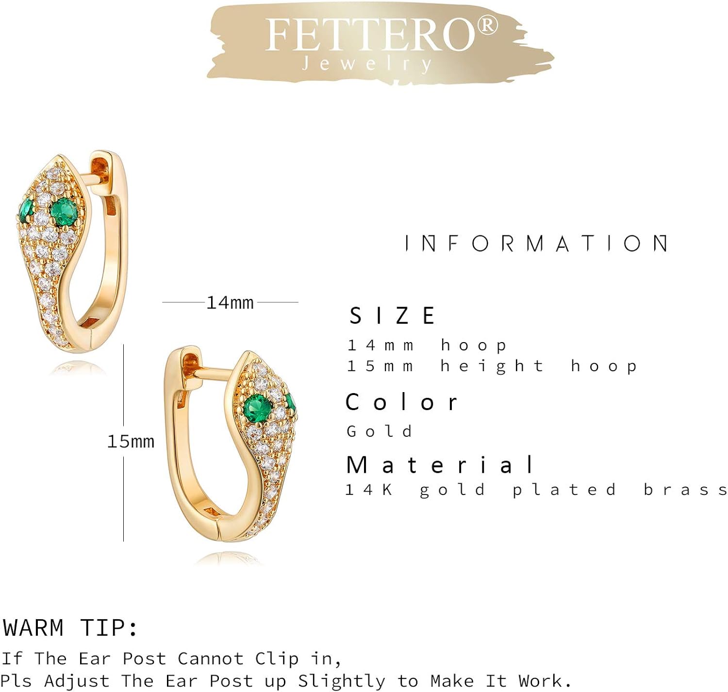 Fettero-14K-Gold-Plated-Spike-Huggie-Hoop-Earrings-05