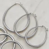 MILLA-Teardrop-Oval-Hoop-Earrings-Silver-02